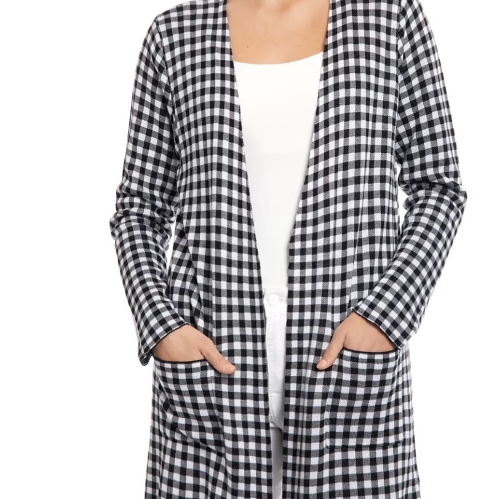 JOSEPH A
Women's Open Front Pockets Duster Sweater size XL